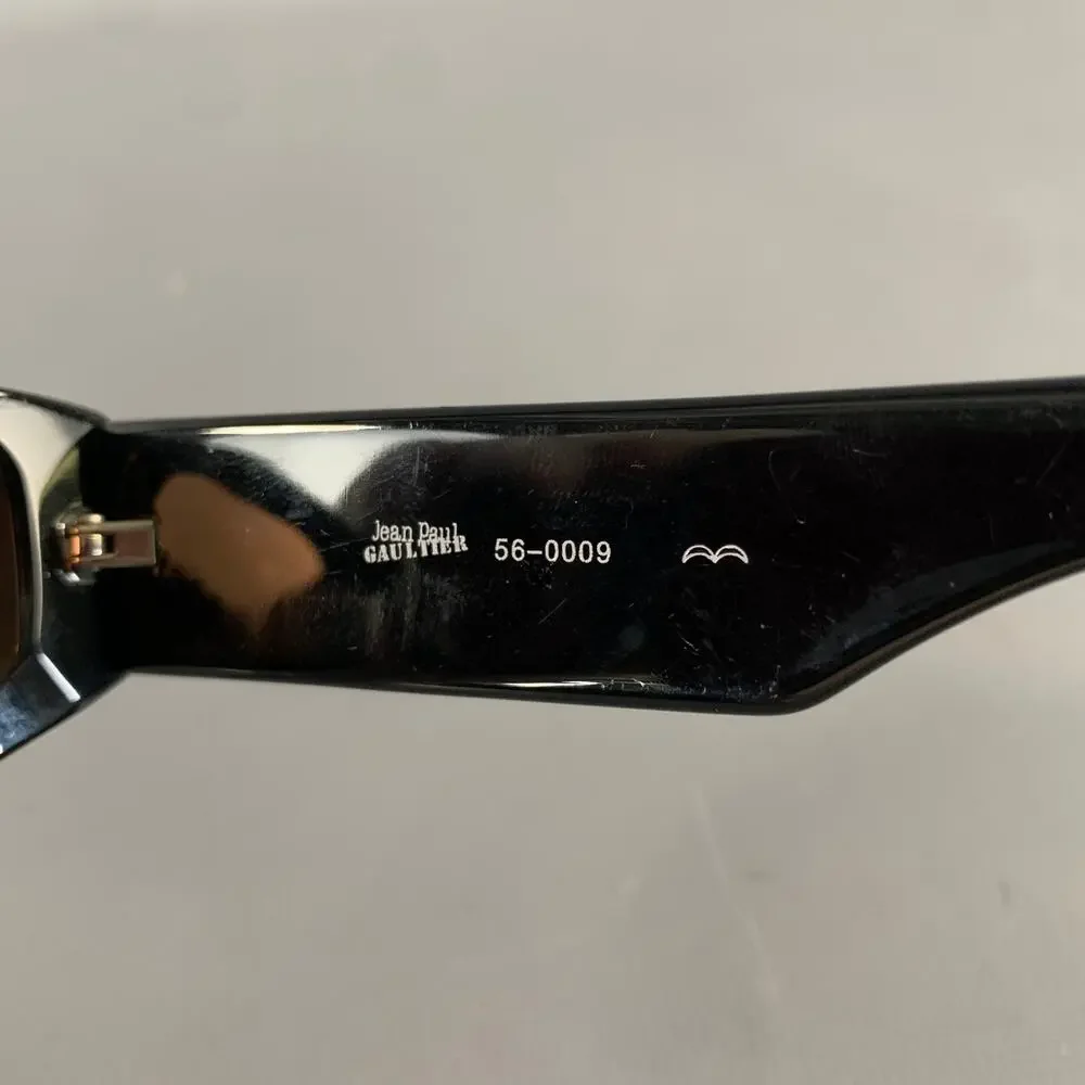 GAULTIER Brown Gold 56-0009 Dragon Sunglasses